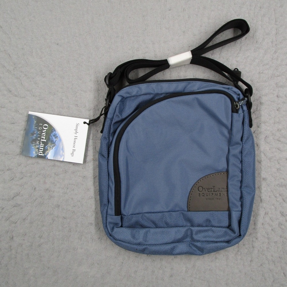 Overland Equipment Ellis Satchel Storm Blue Sprout Ballistic Nylon Crossbody Bag